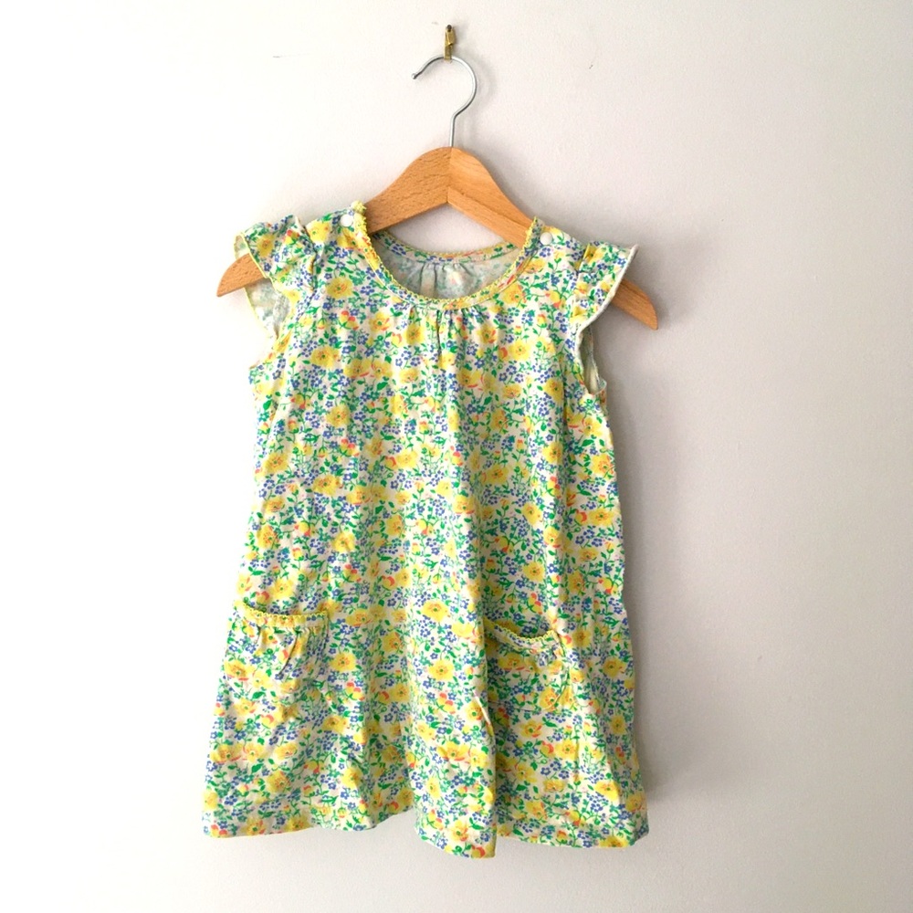 Sweet Floral Dress | Ruffled Cap Sleeve + Pockets